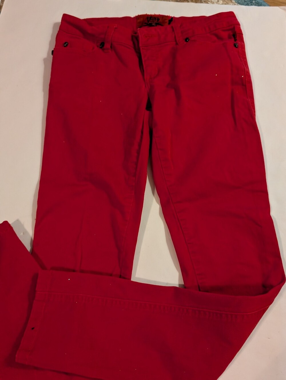 Tripp NYC Straight-Leg Red Jeans Sz 5